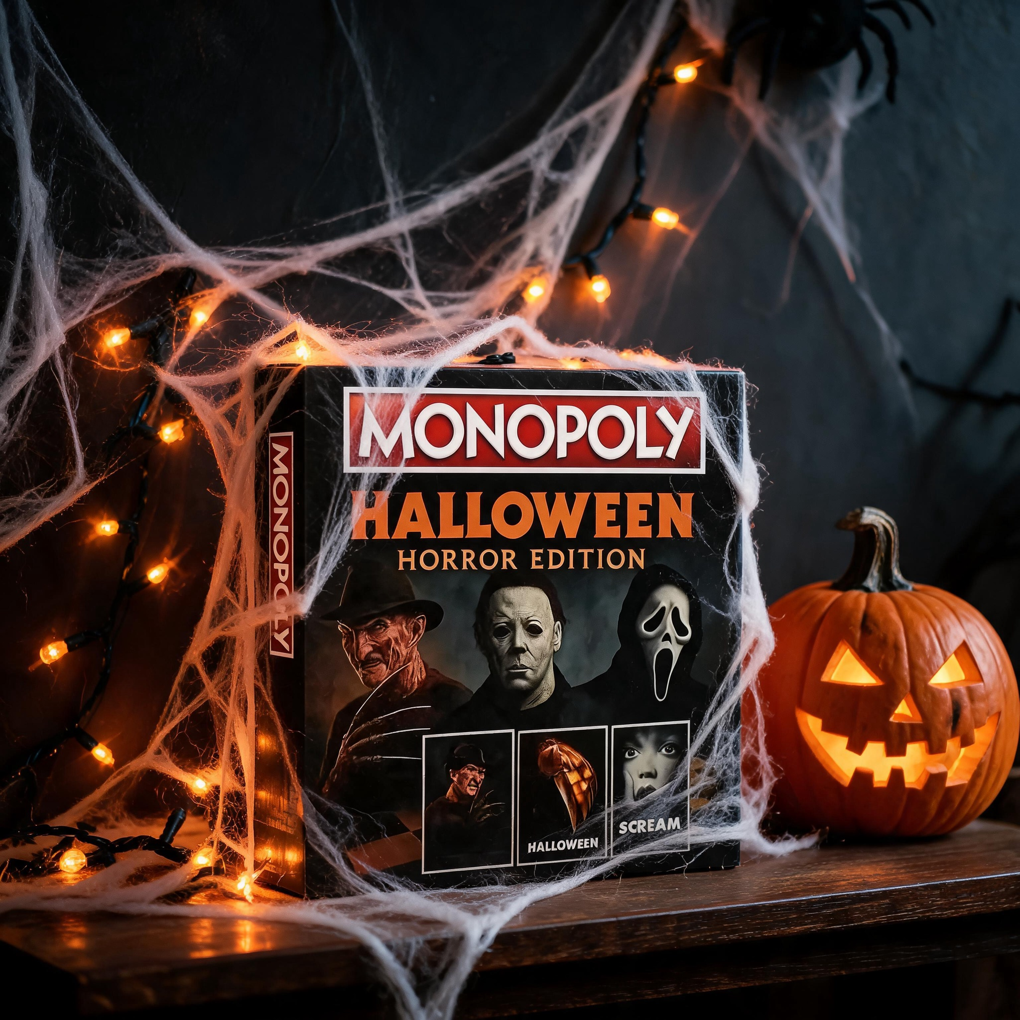 Board Game Night - Halloween Horror Monopoly Board Game Horror