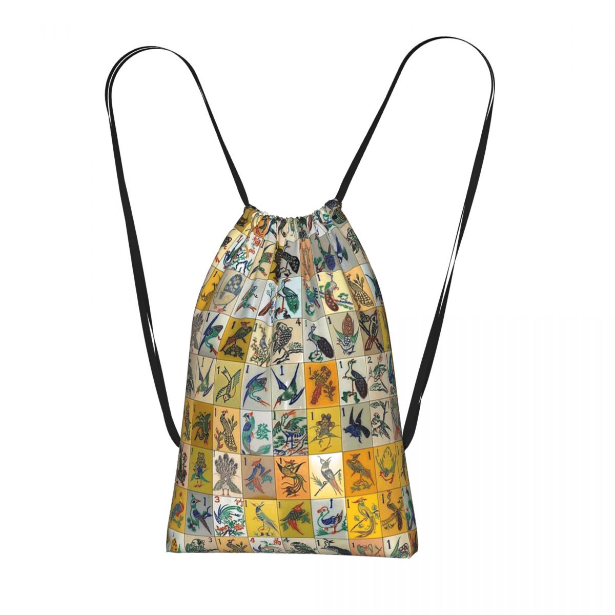 Mah Jongg Birds Mahjong Tiles  - Tile Bag Drawstring ulasan dan harga