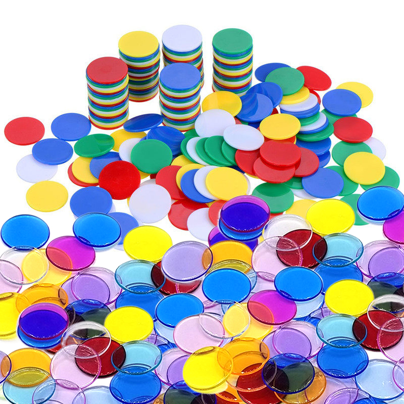 50/100/200pcs 19mm Plastic Chi - Board Game Verdant ulasan dan harga