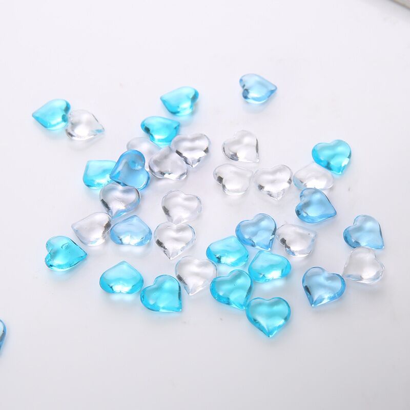 100PCS 10*4mm Heart Shape Acry - Board Game Design ulasan dan harga