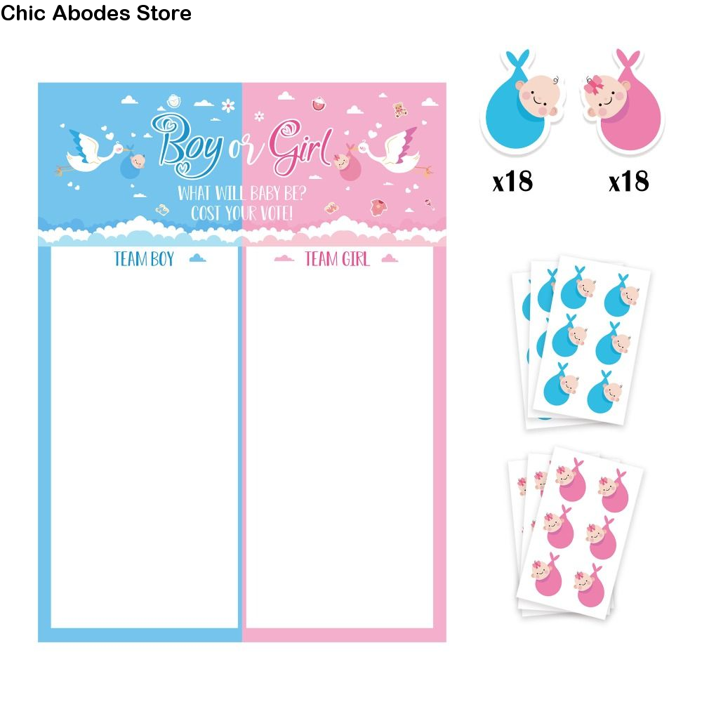 With Stickers Gender Revealed  - Board Game Quote ulasan dan harga