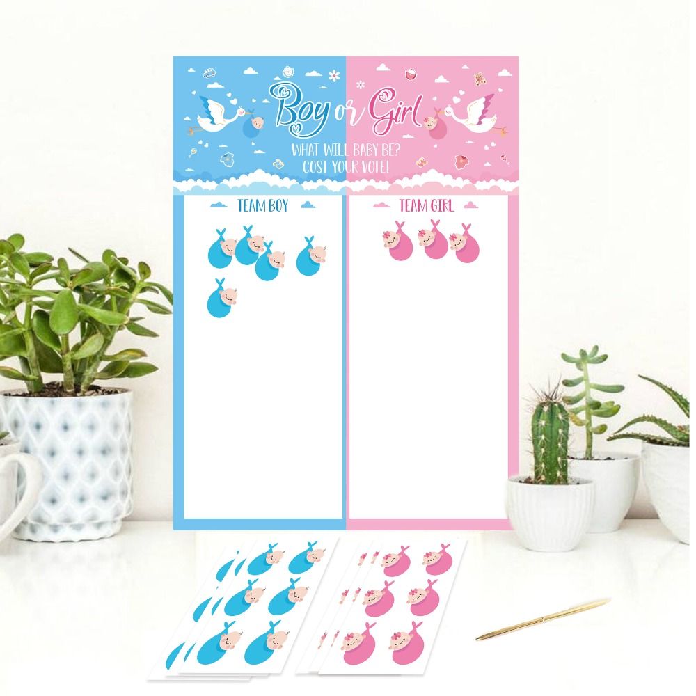 With Stickers Gender Revealed  - Board Game Quote ulasan dan harga