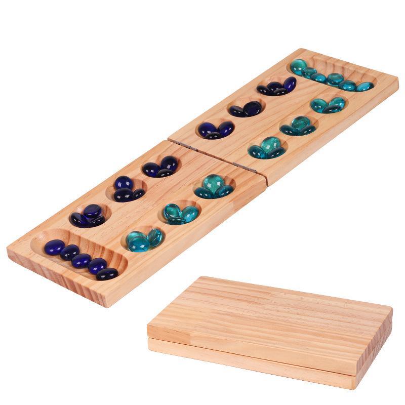 New Wooden Foldable Mancala Bo - Board Game Night ulasan dan harga