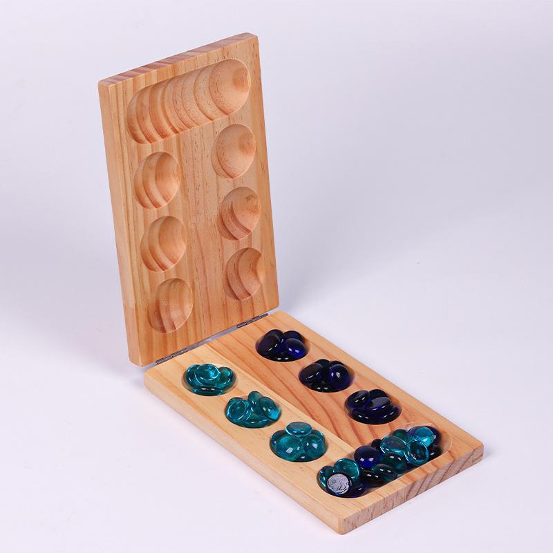 New Wooden Foldable Mancala Bo - Board Game Night ulasan dan harga