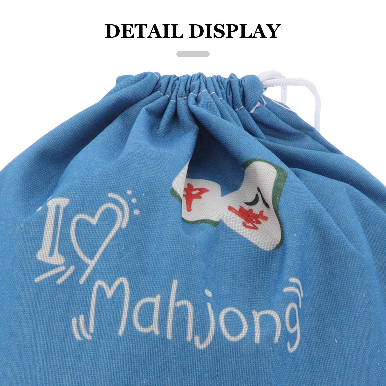 Mahjong Storage Pouch Portable - Tile Bag Drawstring ulasan dan harga