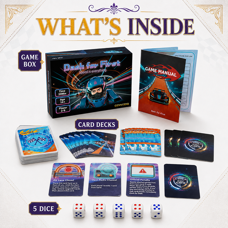 Car Racing Board Game, Dice Ro - Board Game Night ulasan dan harga
