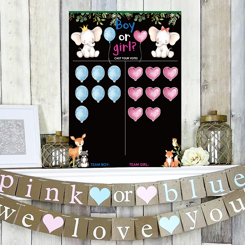 Boy or Girl Gender Reveal Voti - Board Game Quote ulasan dan harga