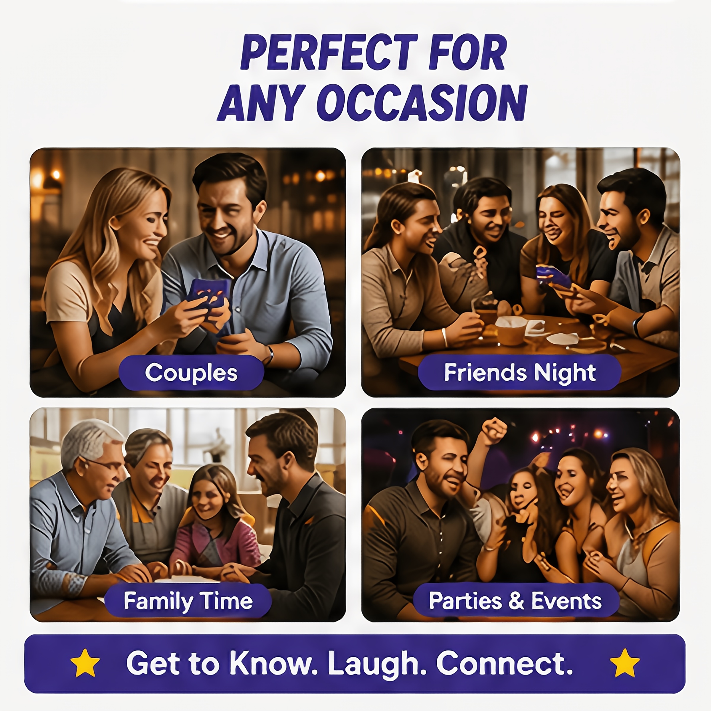 50 Deep Question Board Card Ga - Board Game Night ulasan dan harga