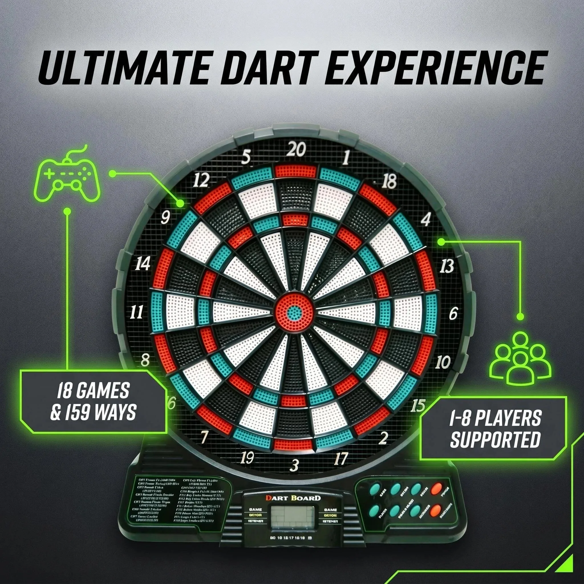 DartVibe Electronic Dart Board - Board Game Ranking ulasan dan harga