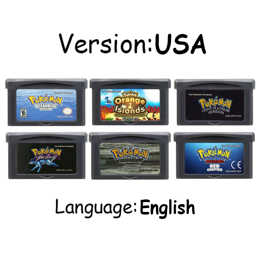 GBA Pokemon Series Game Cartri - Board Game Zoo ulasan dan harga