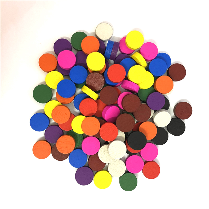 100pieces Diameter 15*5MM Wood - Board Game Dixit ulasan dan harga