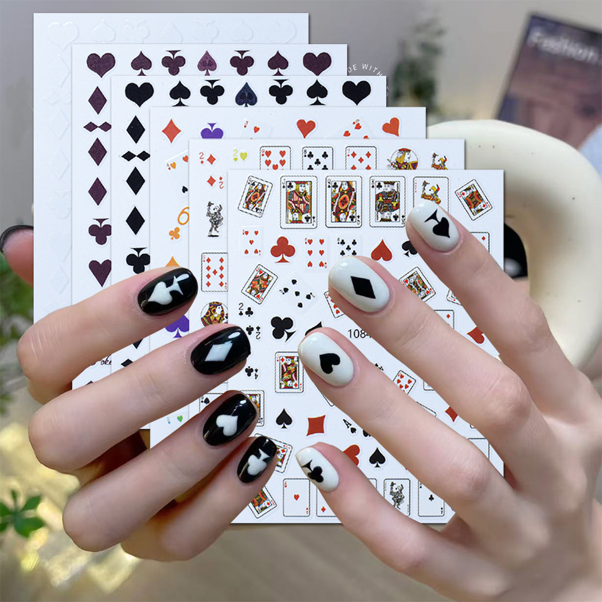 3/6/12 Sheets Poker Playing Ca - Board Game Design ulasan dan harga