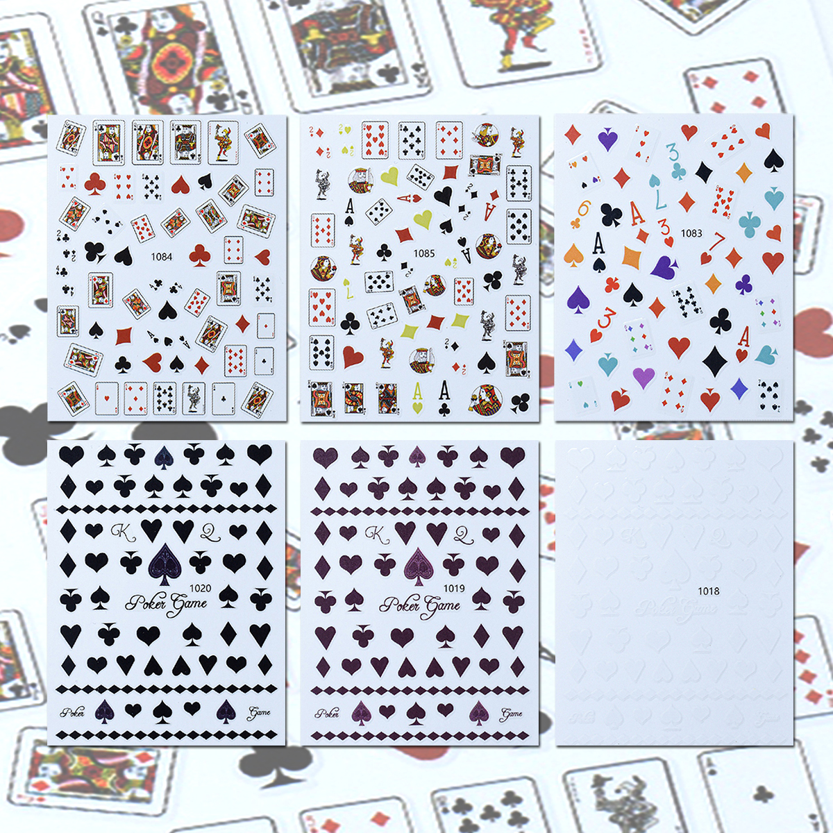 3/6/12 Sheets Poker Playing Ca - Board Game Design ulasan dan harga