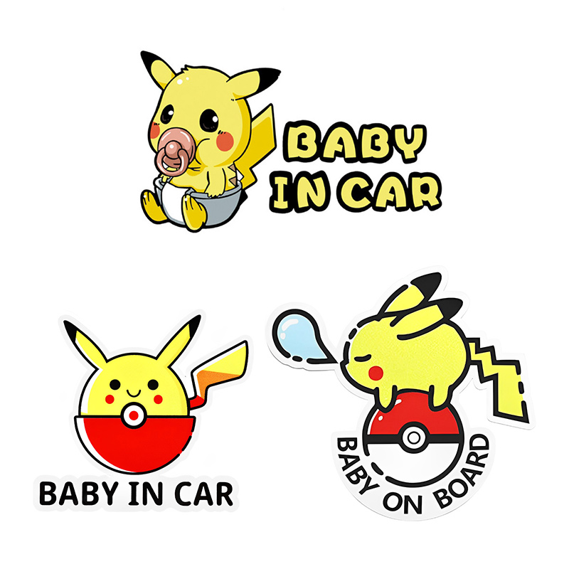 Pikachu Baby on Board Car Stic - Board Game Quote ulasan dan harga