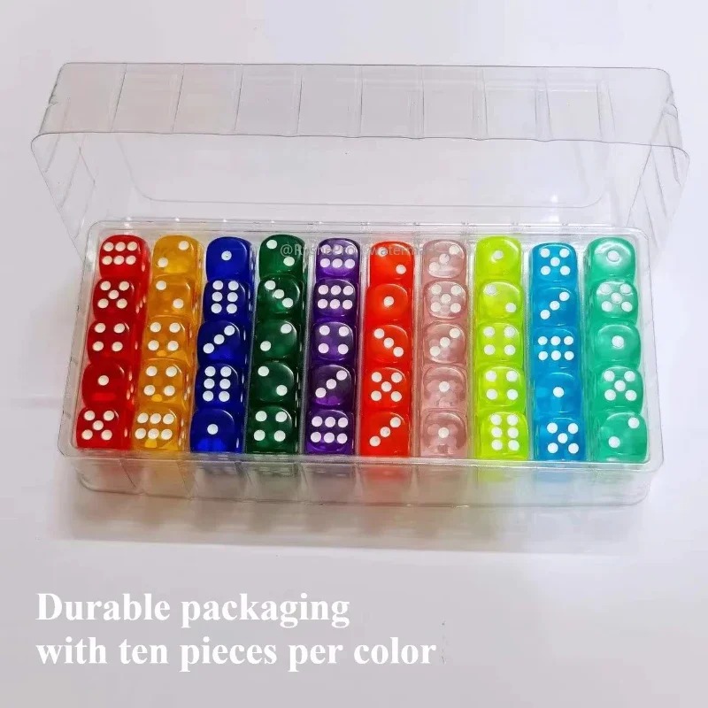 100 Pieces Colored 14mm Acryli - Board Game Digital ulasan dan harga