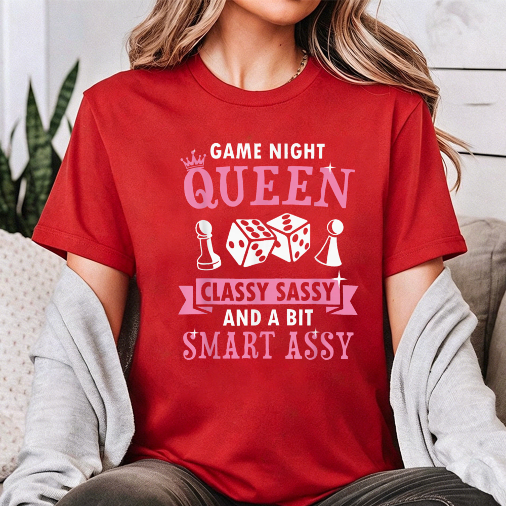 Game Night Queen Women Graphic - Board Game Quote ulasan dan harga