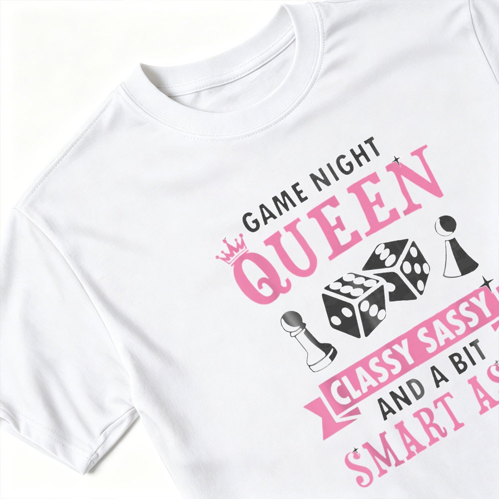 Game Night Queen Women Graphic - Board Game Quote ulasan dan harga