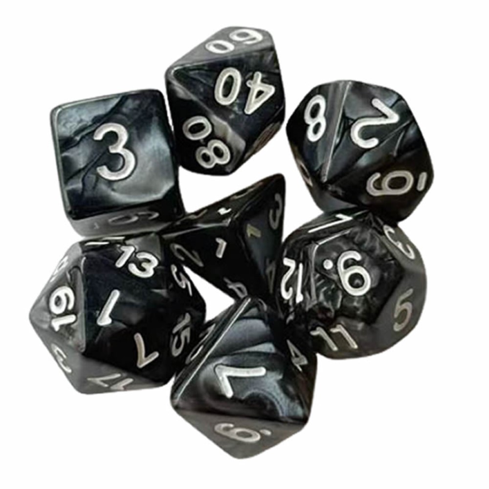 7pcs Dice Set Board Games Roll - Board Game Verdant ulasan dan harga