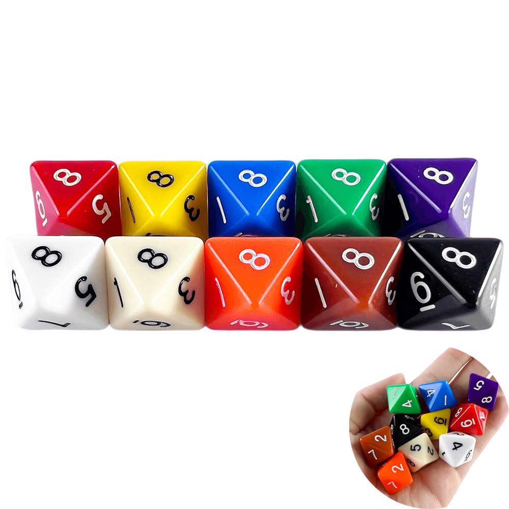 D8 Polyhedral Dice 15.5mm TRPG - Board Game Digital ulasan dan harga