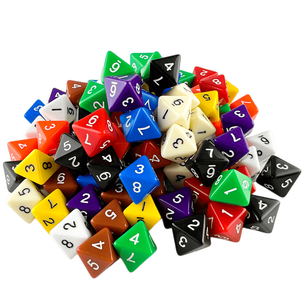 D8 Polyhedral Dice 15.5mm TRPG - Board Game Digital ulasan dan harga