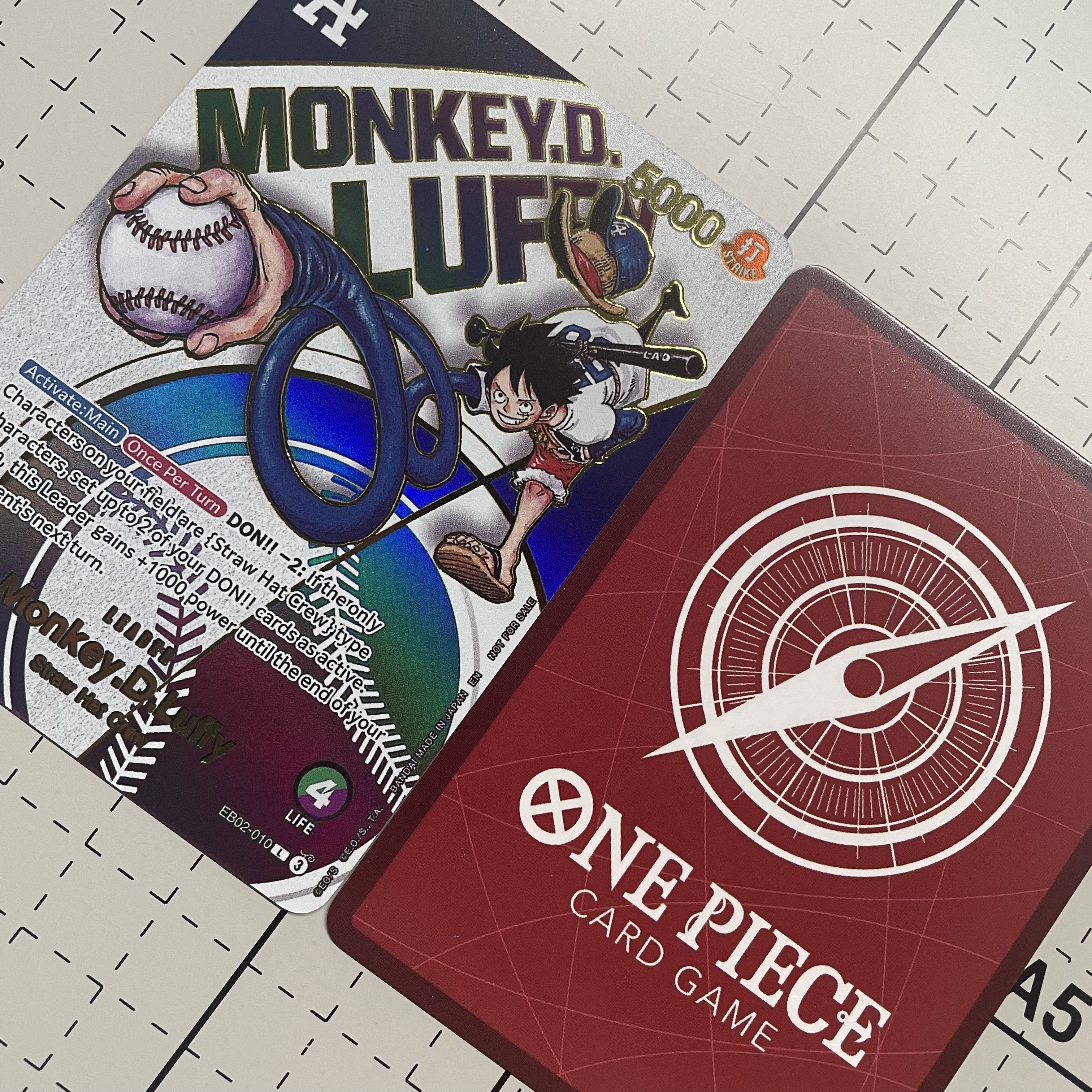 New English Diy One Piece Base - Board Game Anime ulasan dan harga