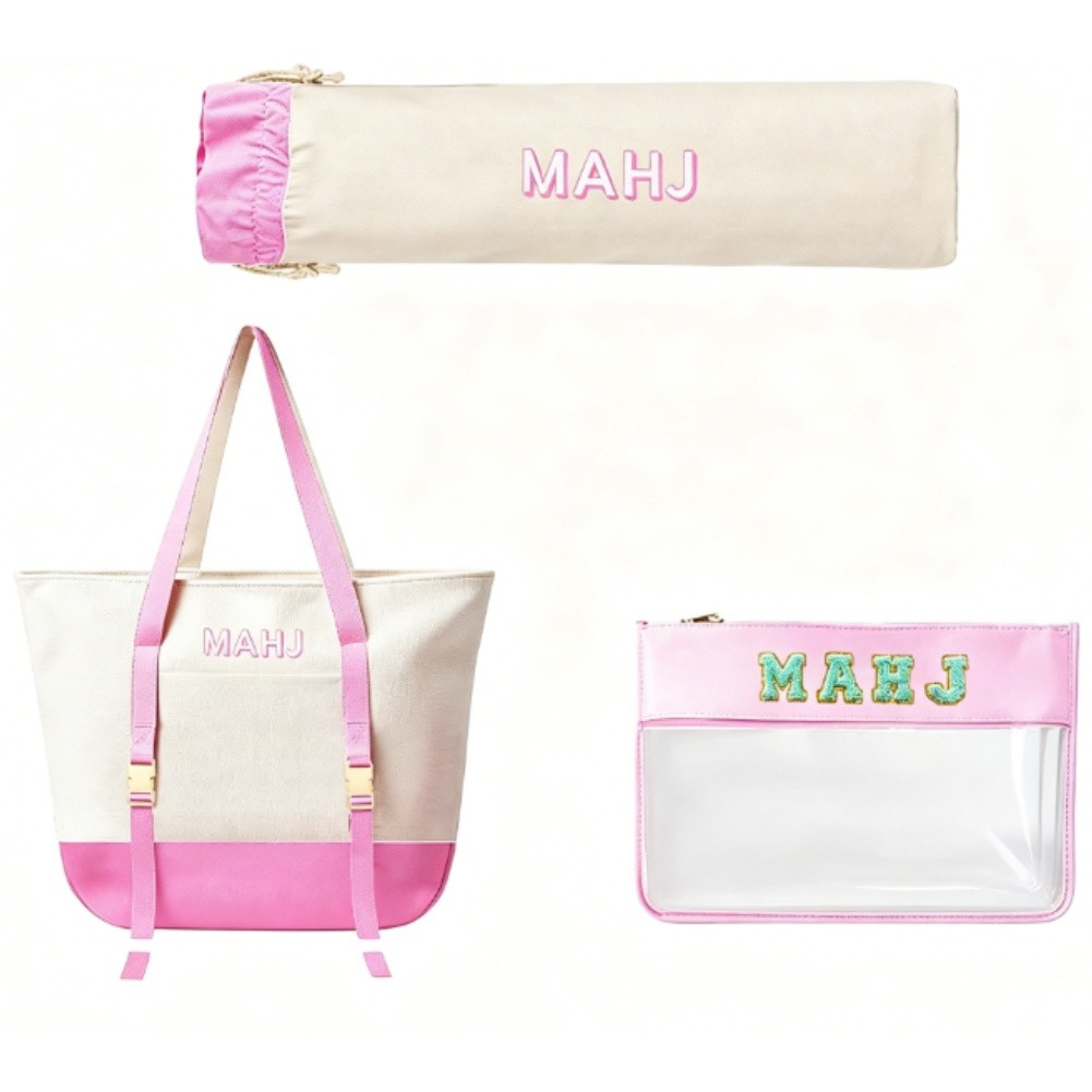 2026 New Versatile Canvas Mahj - Tile Bag Drawstring ulasan dan harga