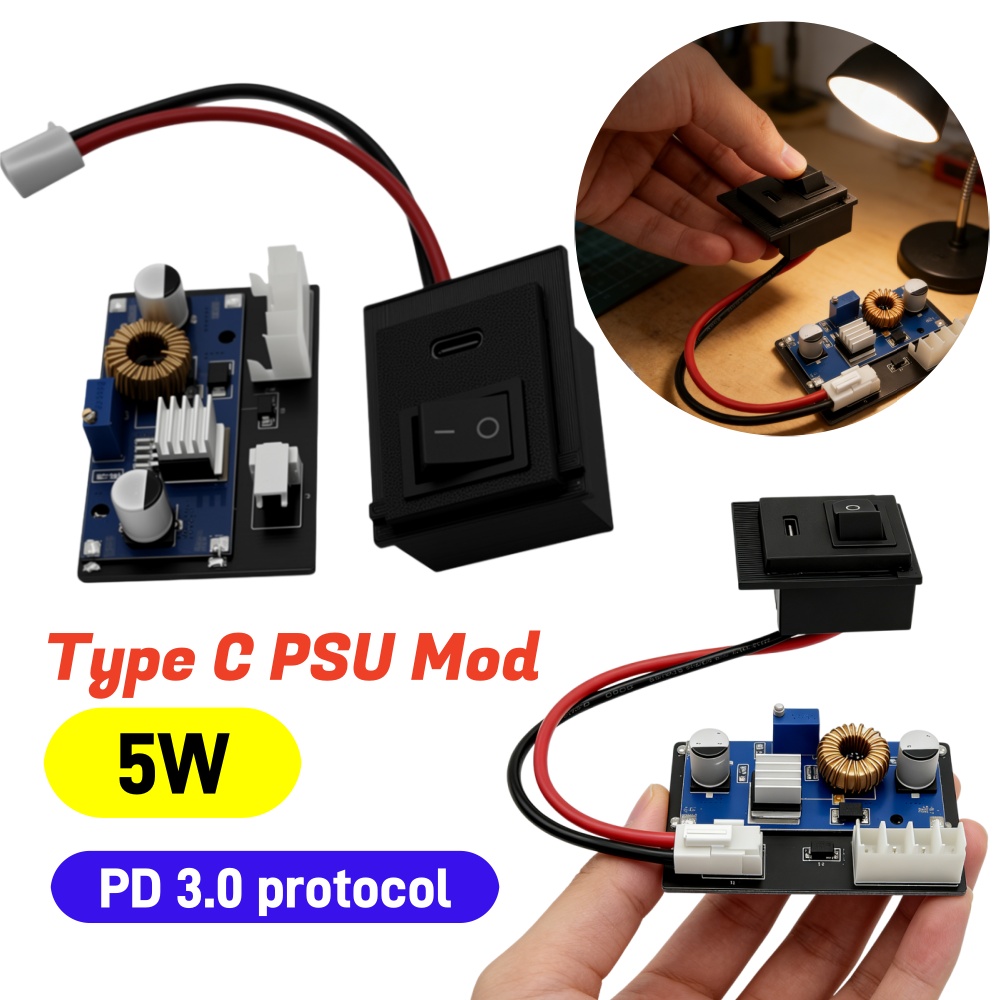 Replacement Type C PSU Mod for - Board Game Video Games ulasan dan harga