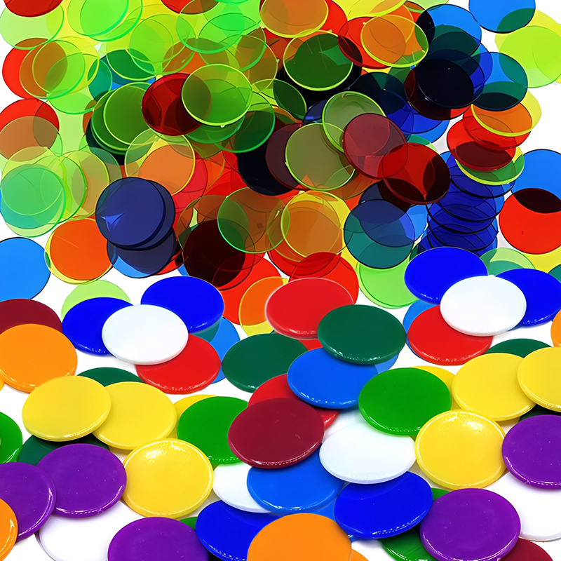 50/100/200pcs 19mm Chips Plast - Board Game Verdant ulasan dan harga