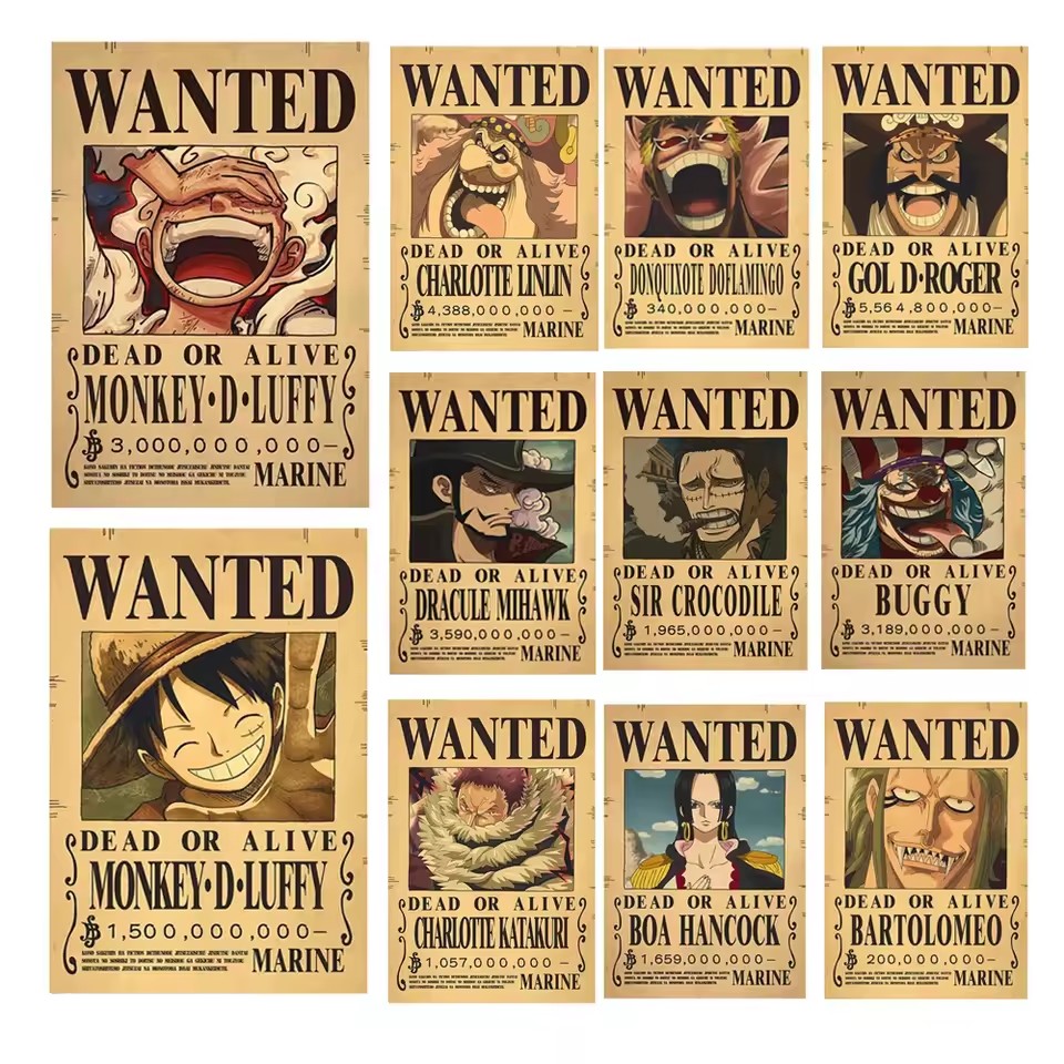 Anime One Piece Bounty Wanted  - Board Game Vintage ulasan dan harga