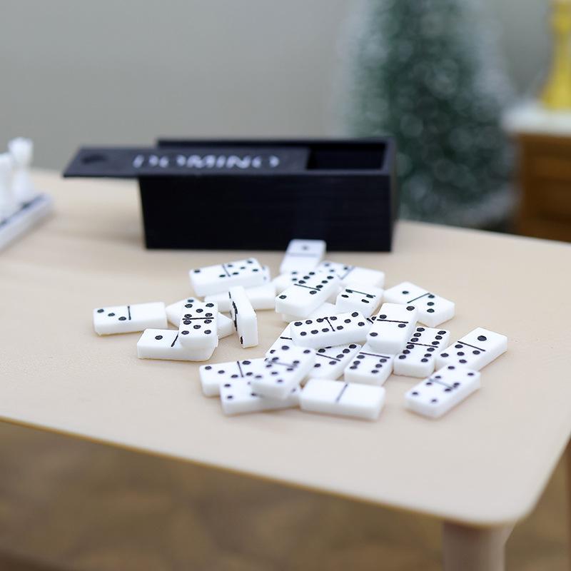 1 Set 1:12 Dollhouse Accessori - Board Game Design ulasan dan harga