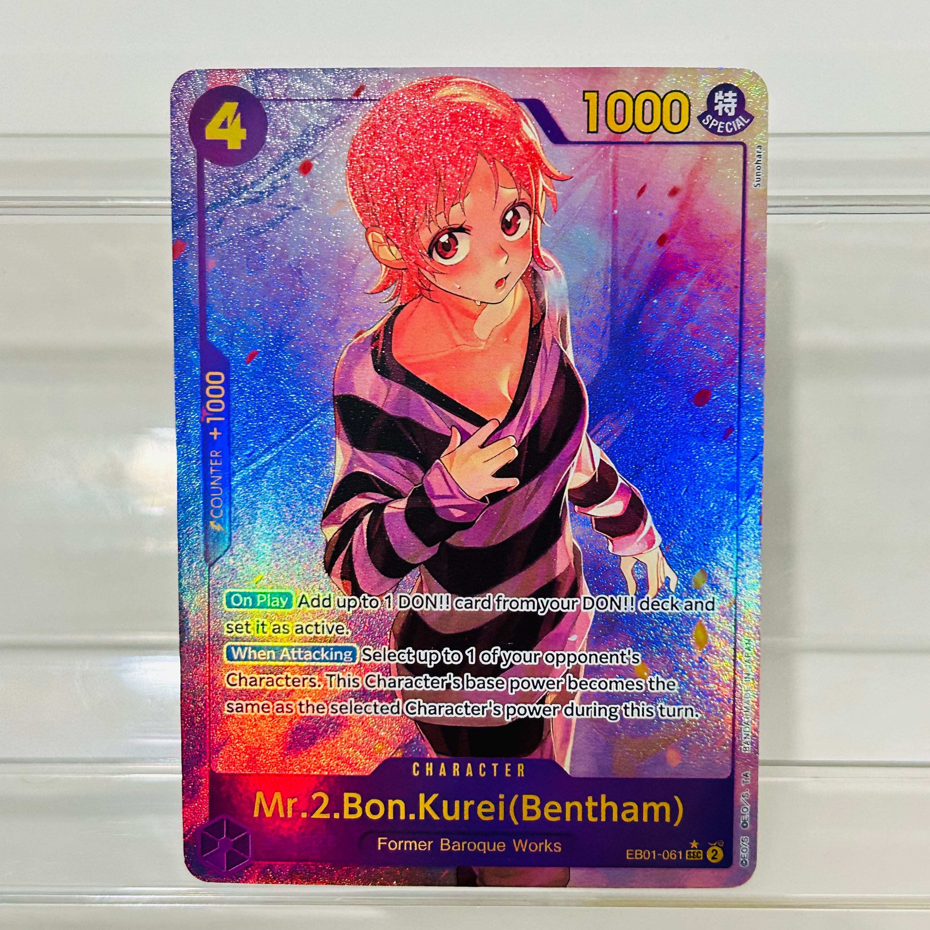 One Piece 3Pcs Mr.2 Bon Kurei  - Board Game Anime ulasan dan harga