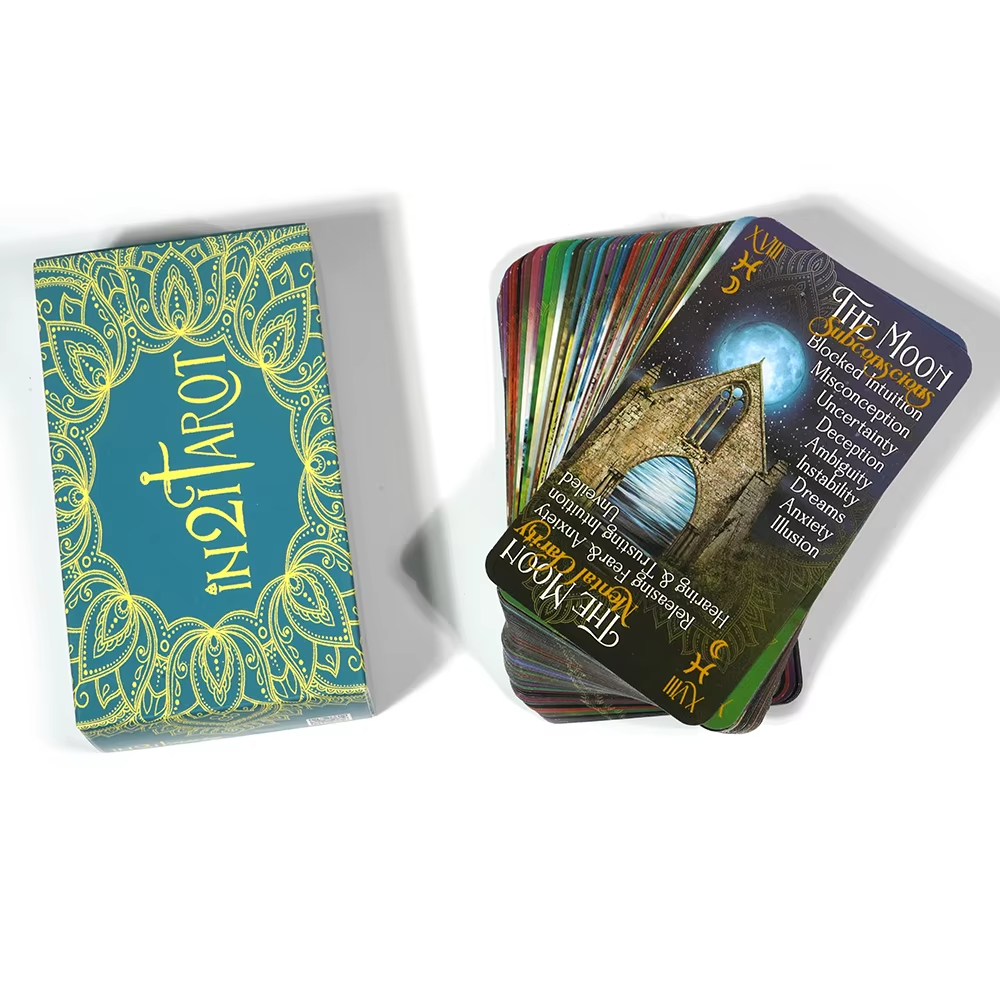 iN2IT Tarot Deck with Keywords - Board Game Ranking ulasan dan harga