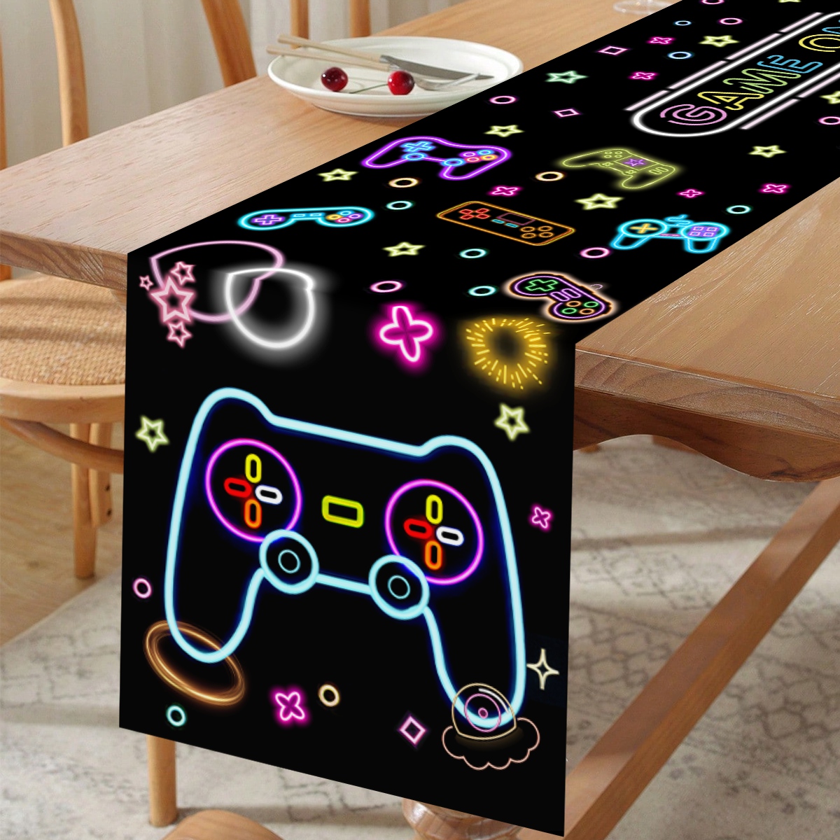 1pc Neo Glow Table Runner Fluo - Board Game Cafe ulasan dan harga