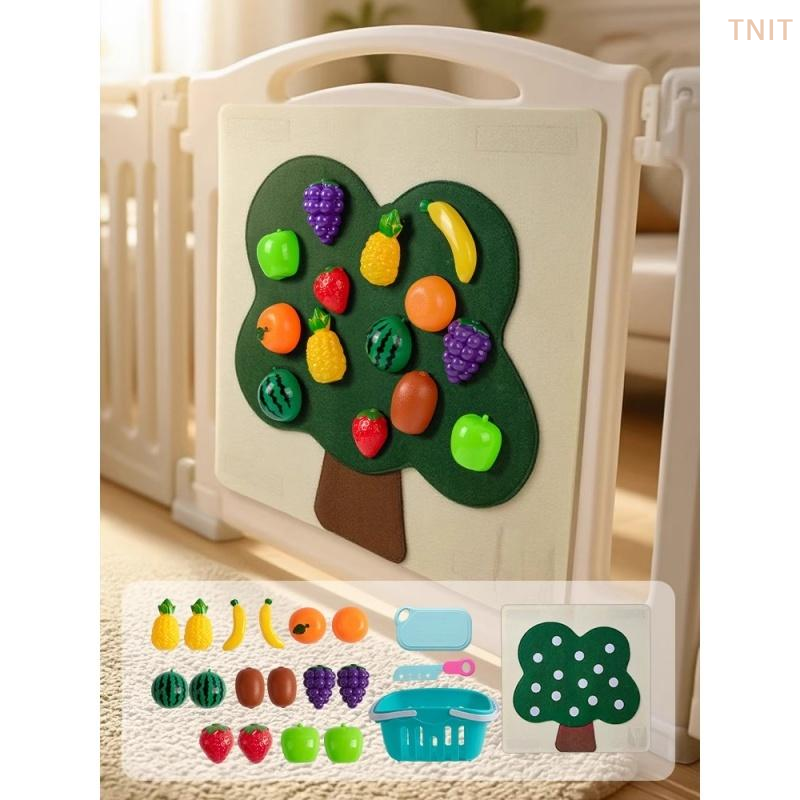 [J] 1 Set Fruits Pretend Play  - Board Game Quote ulasan dan harga