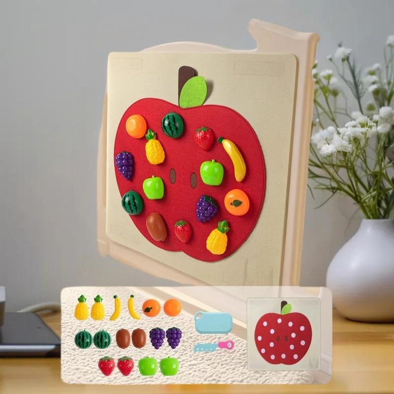 [J] 1 Set Fruits Pretend Play  - Board Game Quote ulasan dan harga