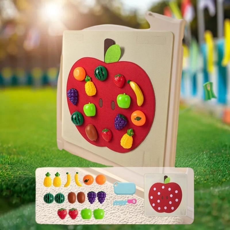 [J] 1 Set Fruits Pretend Play  - Board Game Quote ulasan dan harga