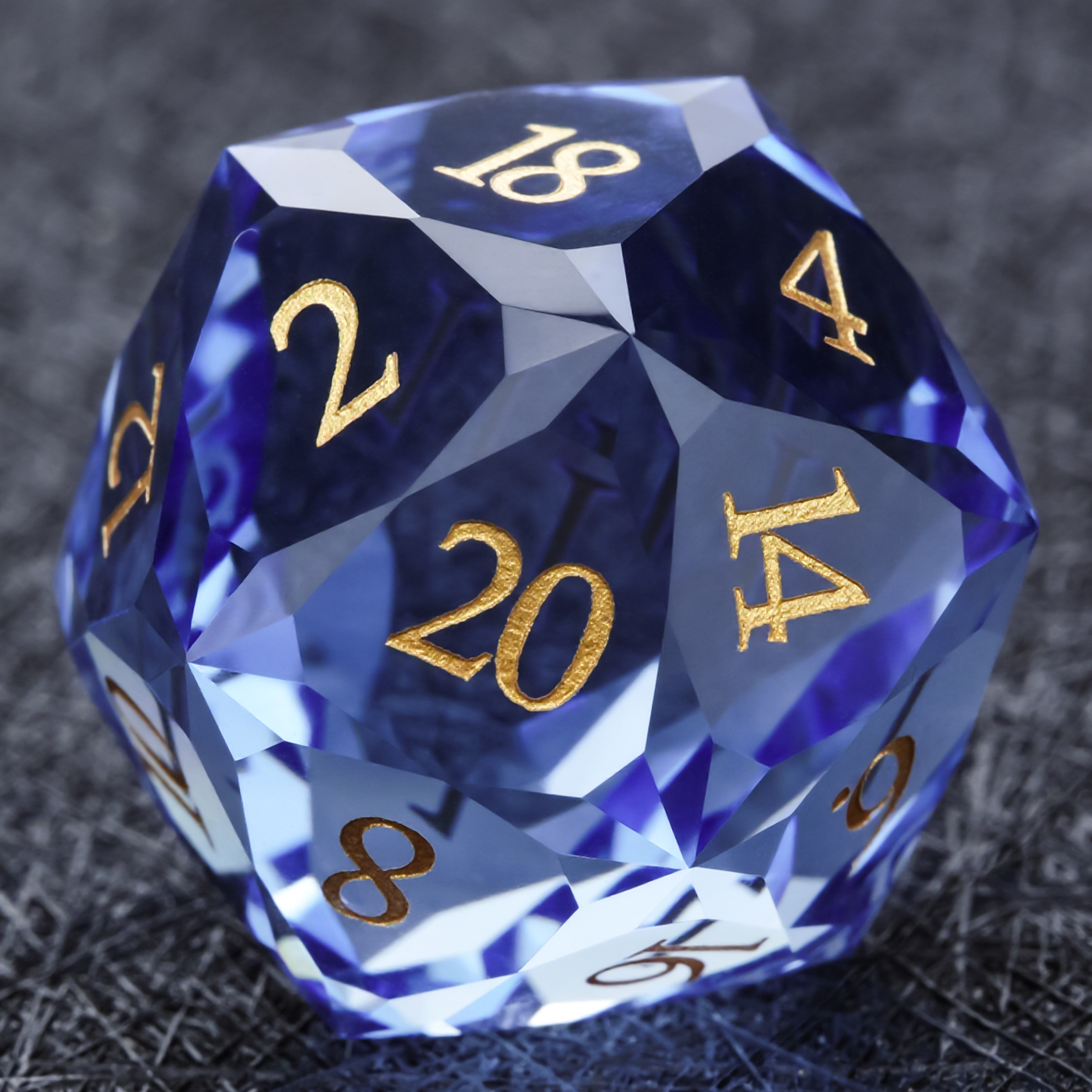 7pcs DND Dice Set Sea Blue Gla - Board Game Digital ulasan dan harga