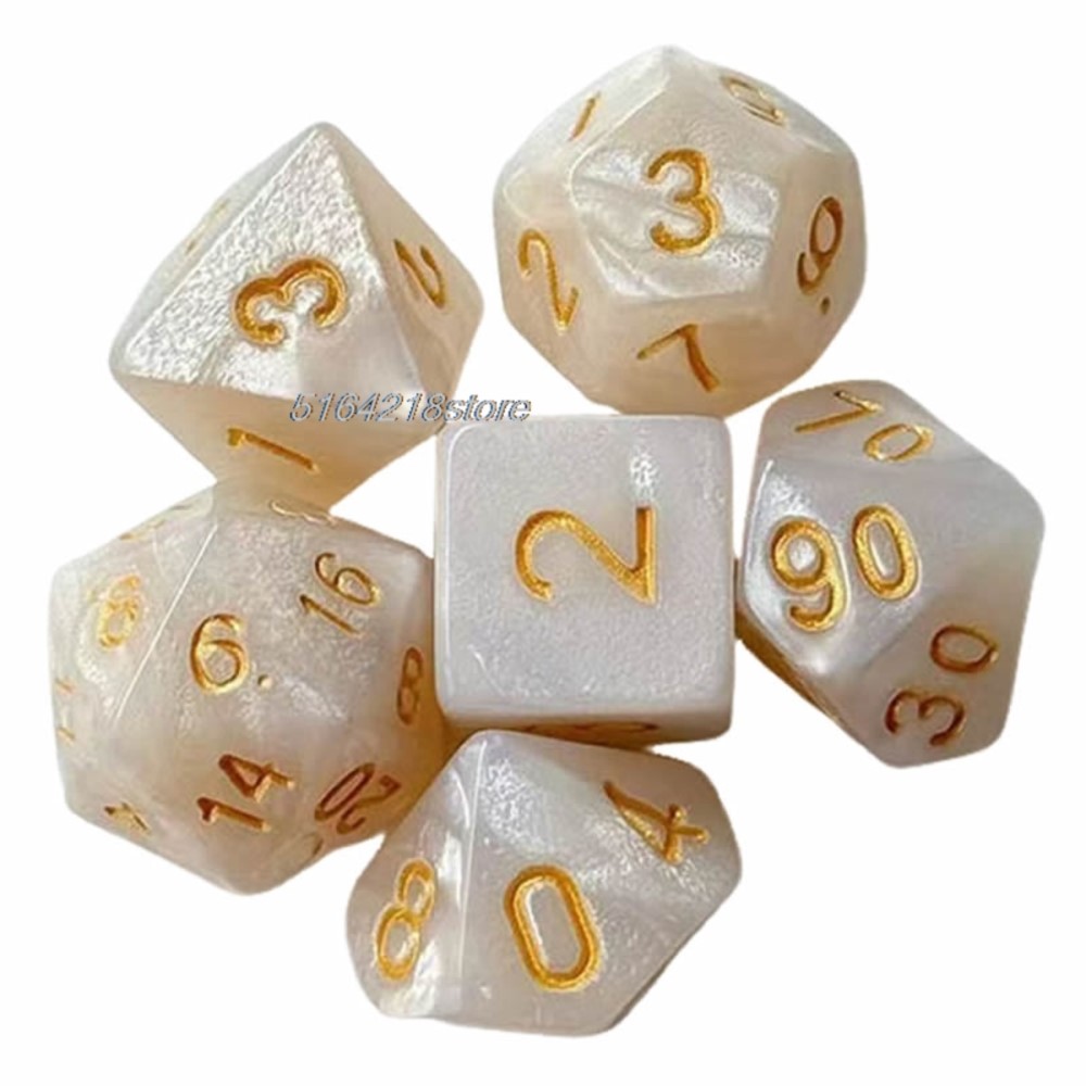 7pcs Set Dice Board Games Roll - Board Game Verdant ulasan dan harga