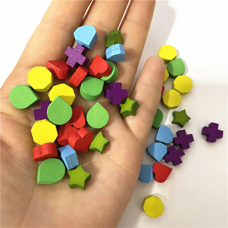 40Pcs 10mm Red Heart Shape Blu - Board Game Dixit ulasan dan harga