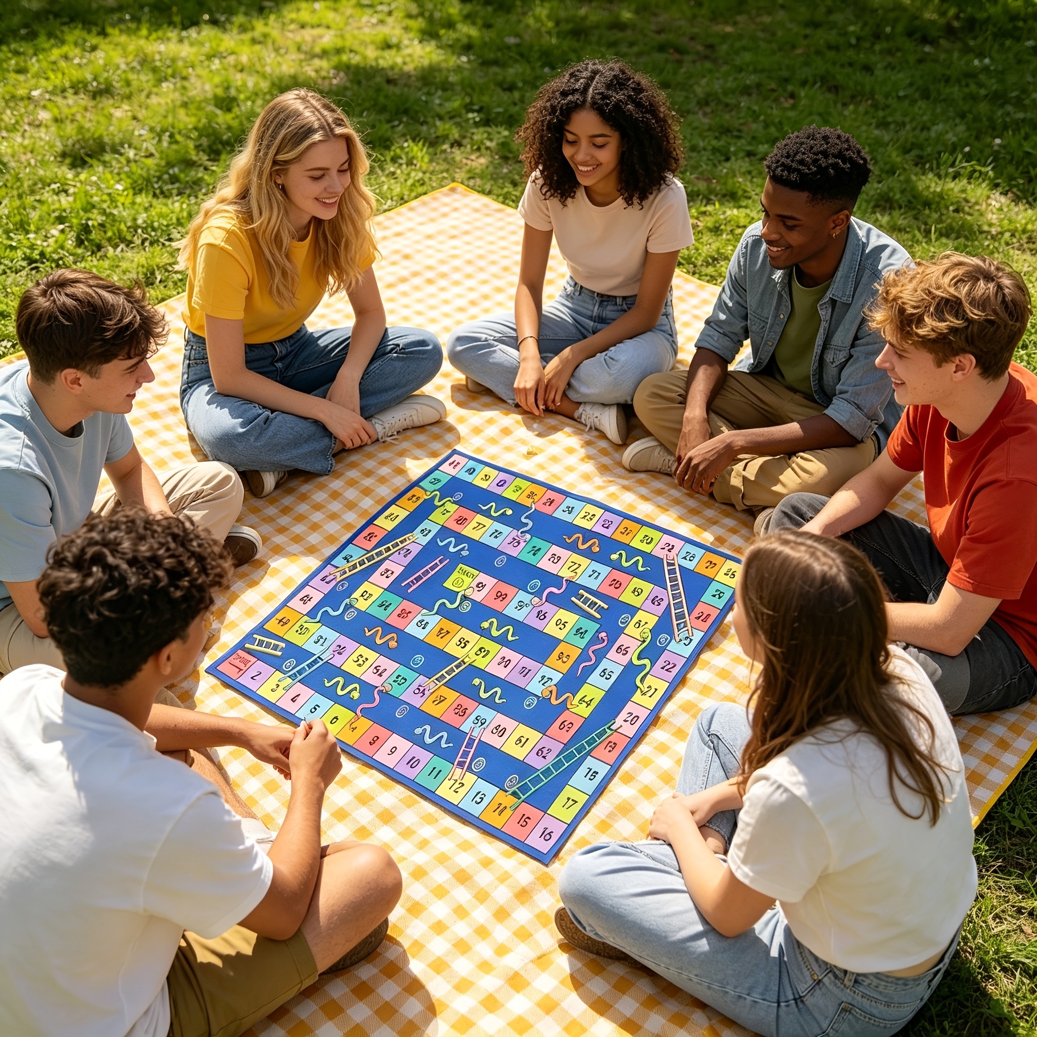 Colorful Snakes and Ladders Bo - Board Game Cafe ulasan dan harga
