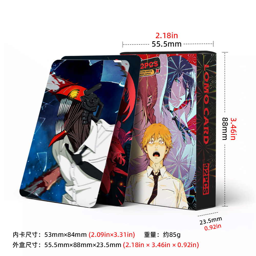 92 Small Cards Chainsaw Man Co - Board Game Anime ulasan dan harga
